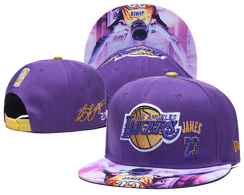 Los Angeles Lakers Stitched Snapback Hats 055